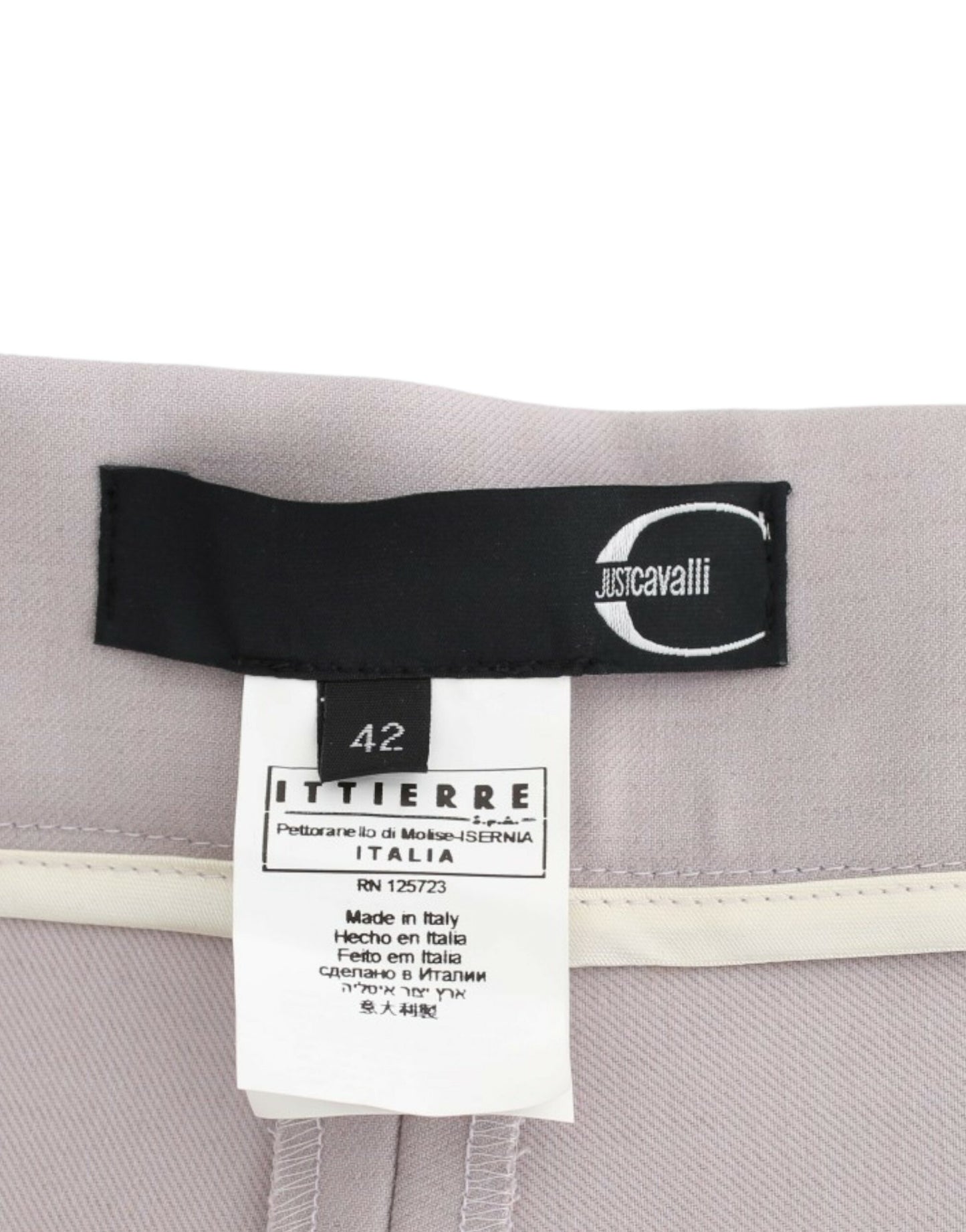 Gray high waist pants