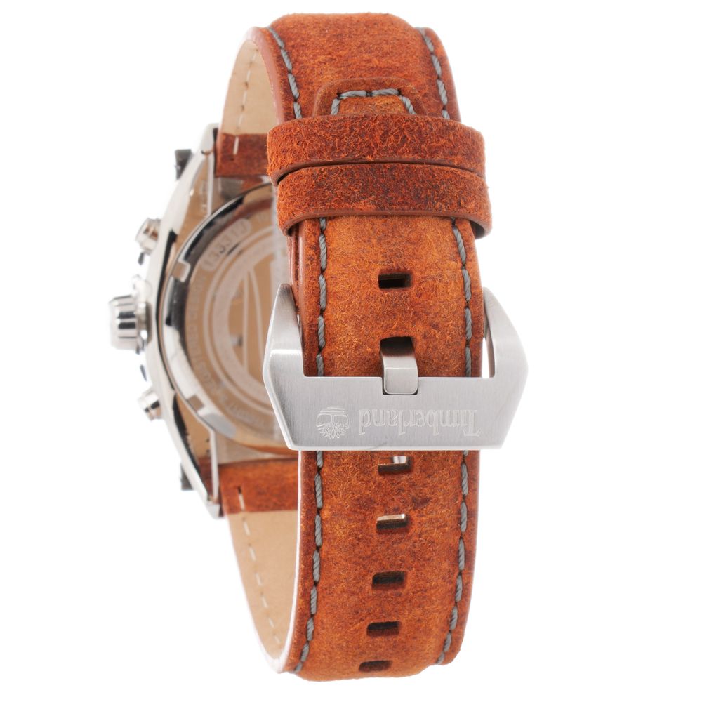 Brown Leather Dress Watch