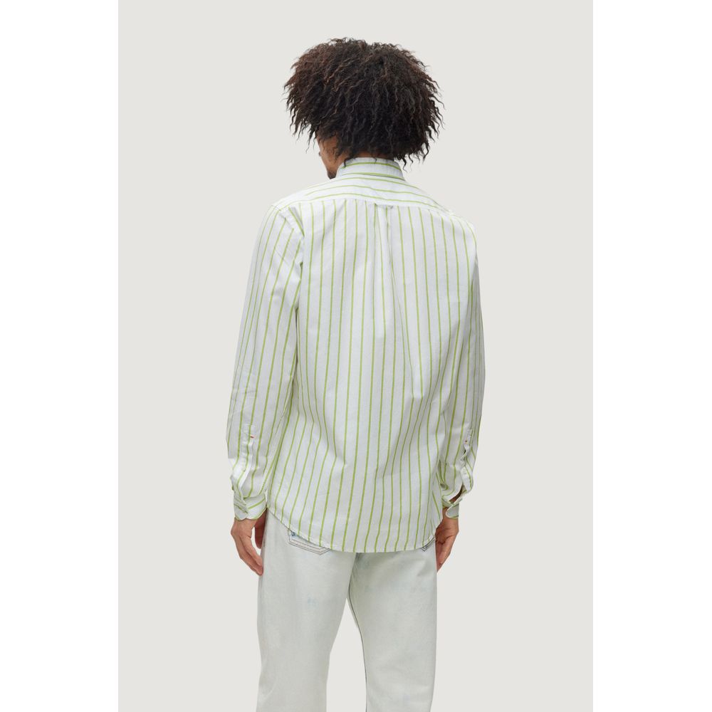 Green Cotton Dress Shirt