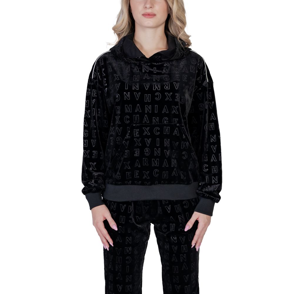 Black Polyester Hoody