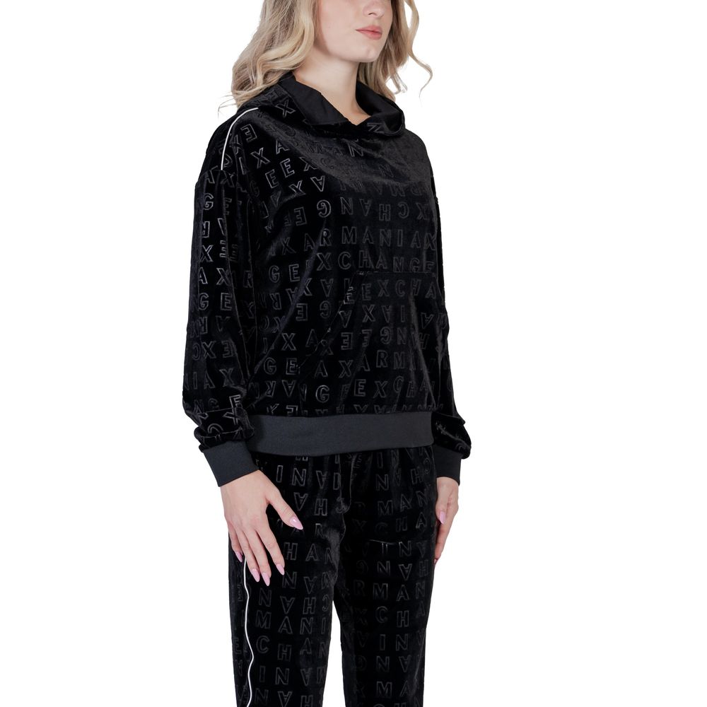 Black Polyester Hoody