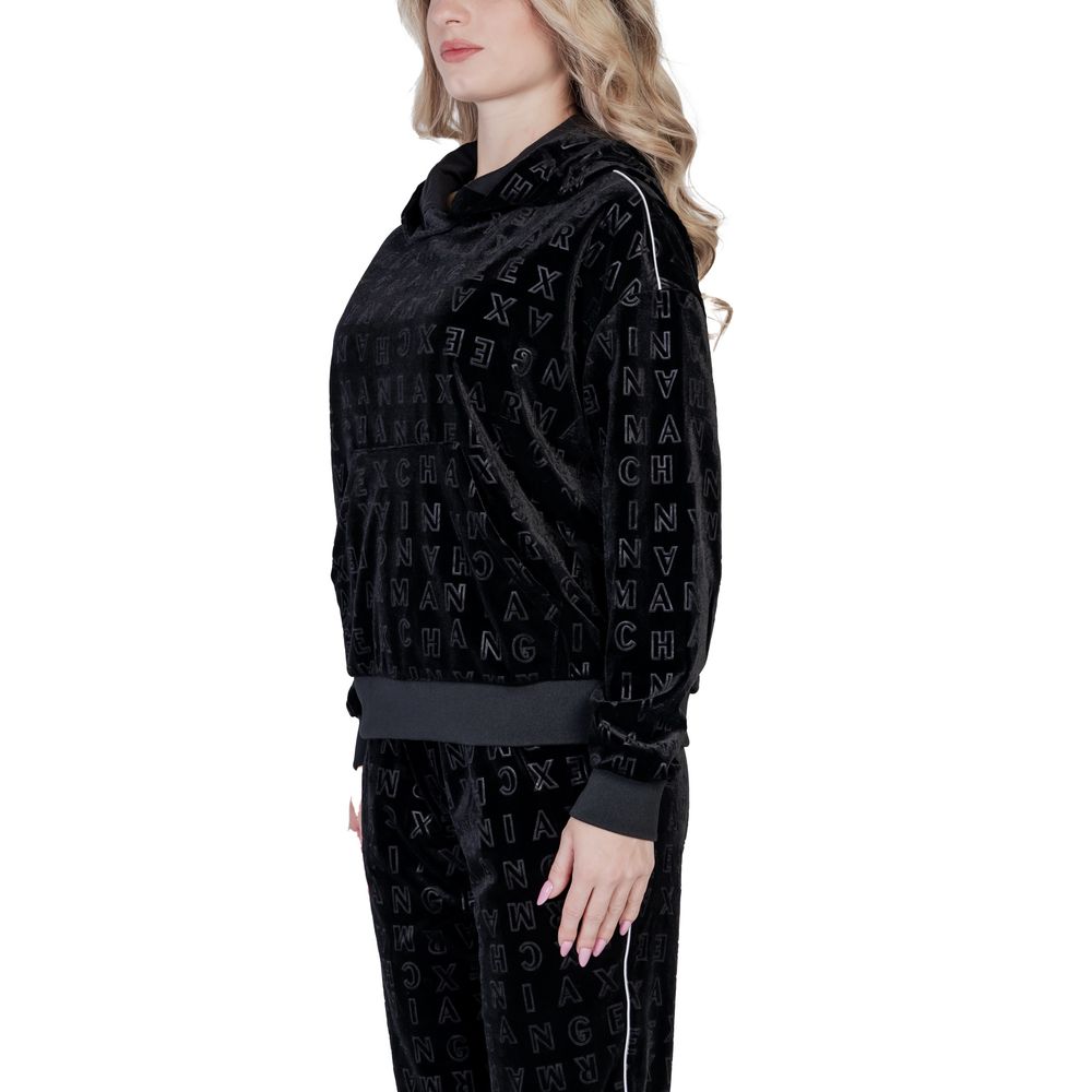Black Polyester Hoody