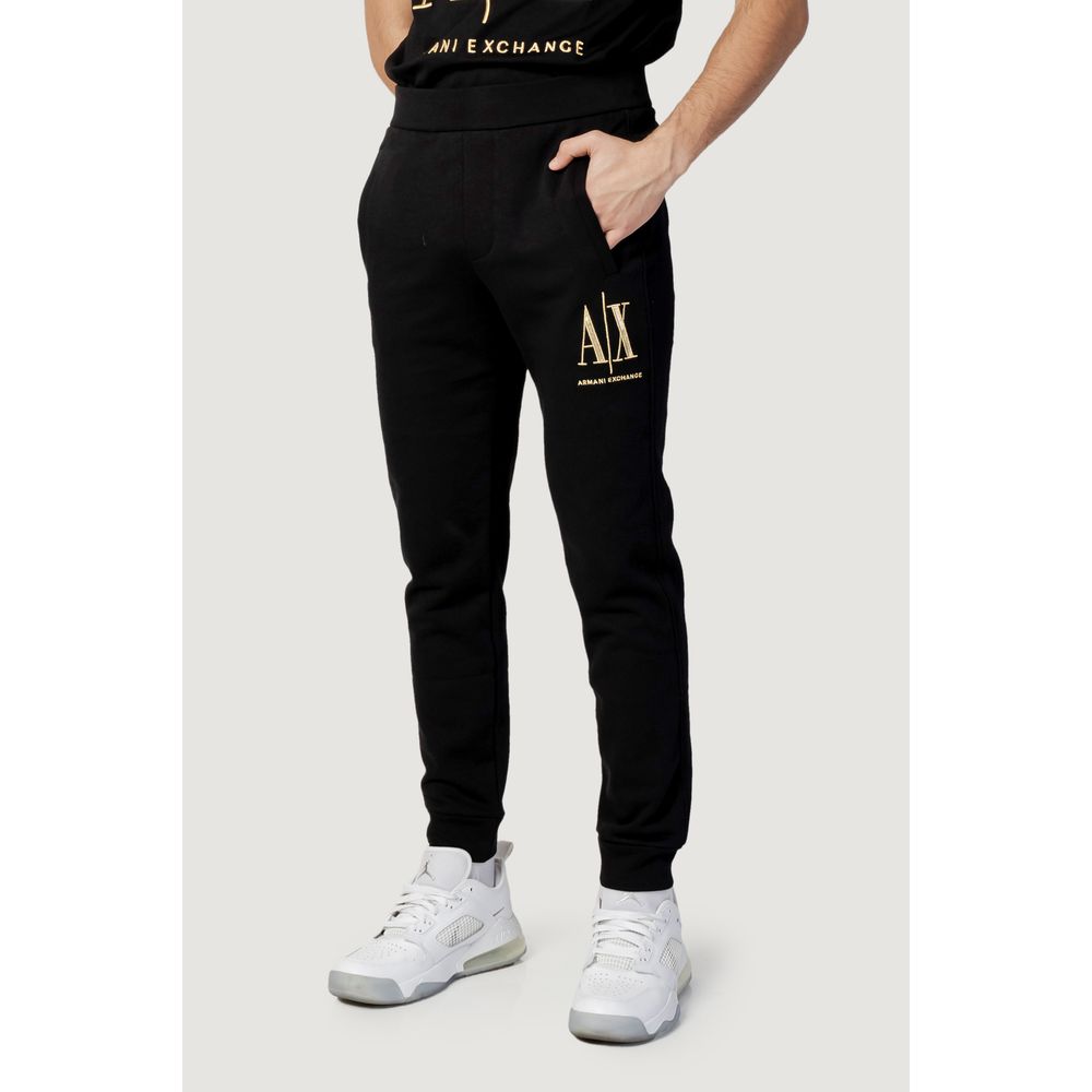 Black Cotton Joggers (Workout Pants)