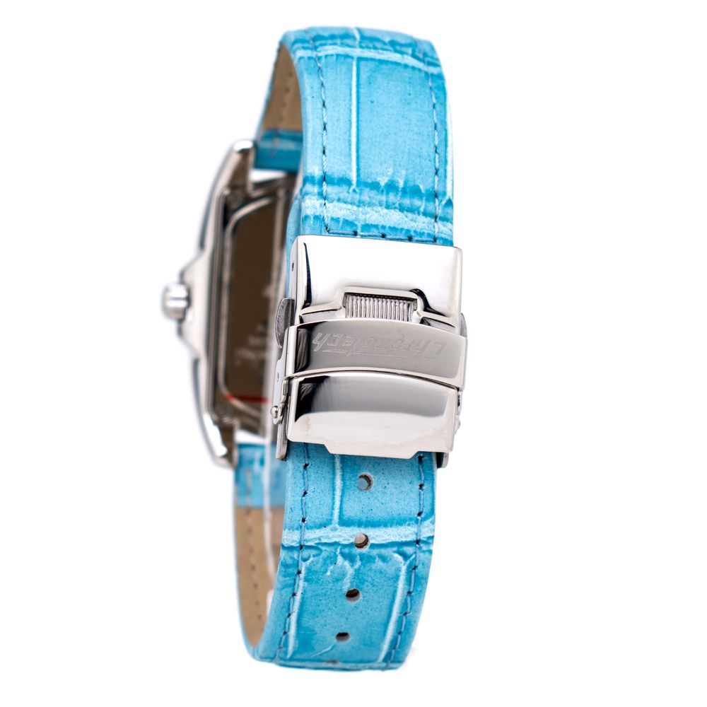 Blue Leather Dress Watch