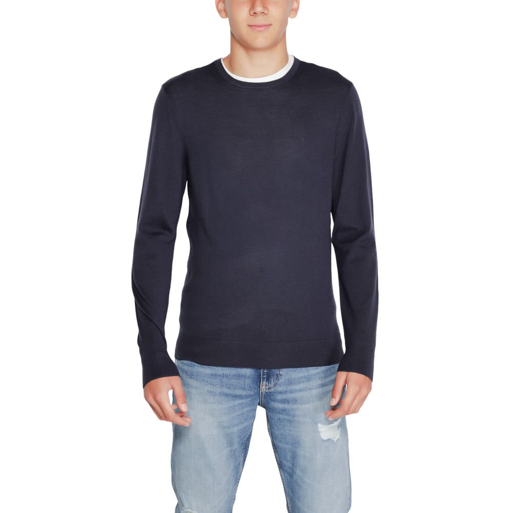 Blue Recycled Wool Sportswear