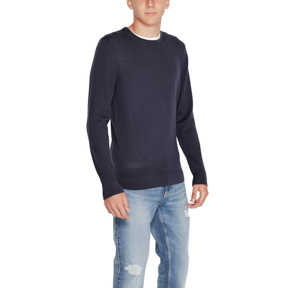 Blue Recycled Wool Sportswear
