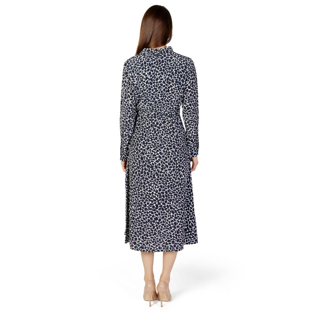 Blue Viscose Midi