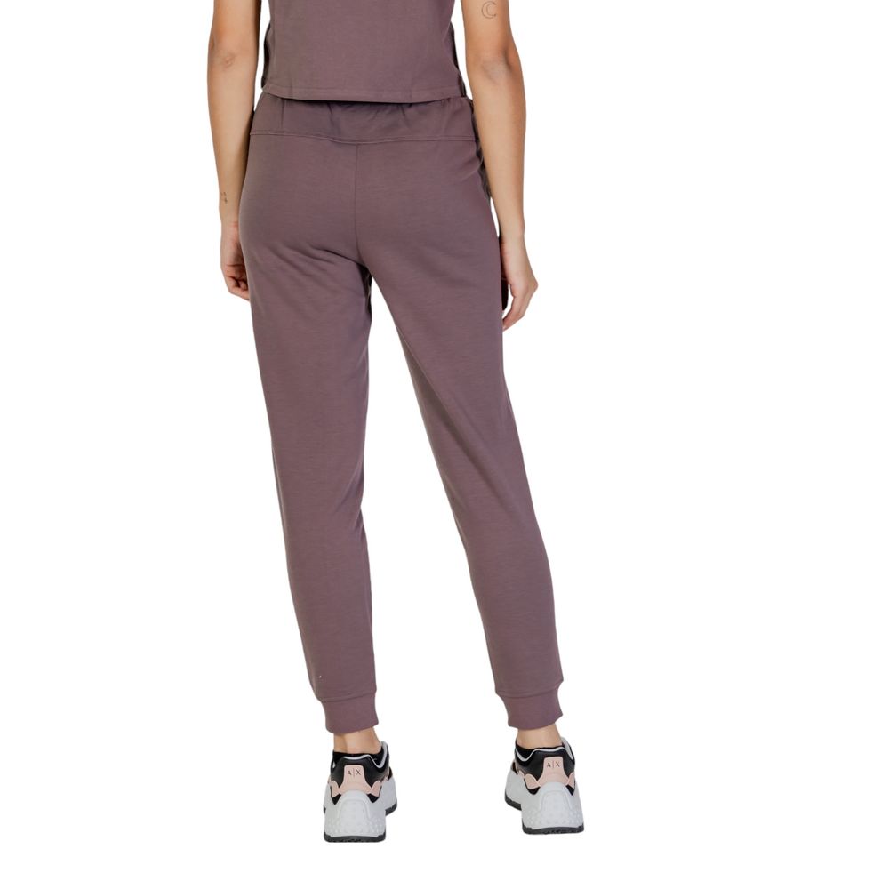 Purple Recycled Polyester Joggers Workout Pant