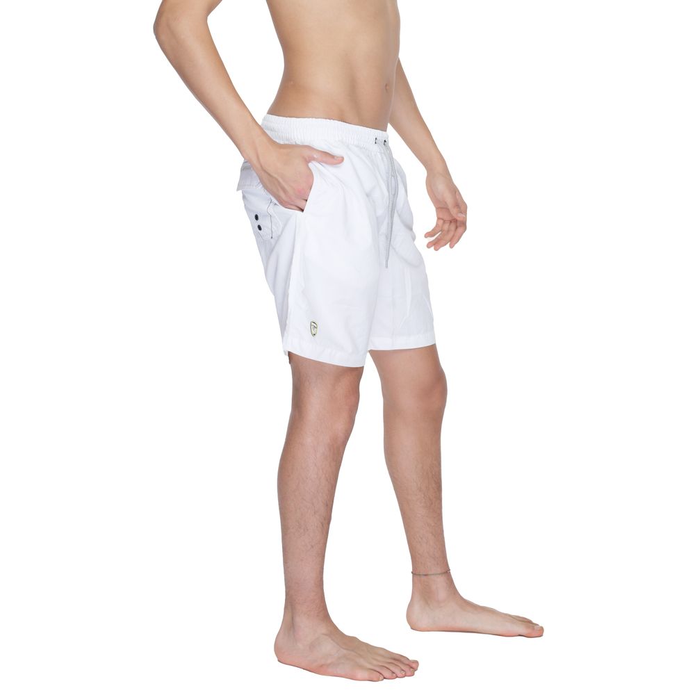 White Polyamide Swim Short