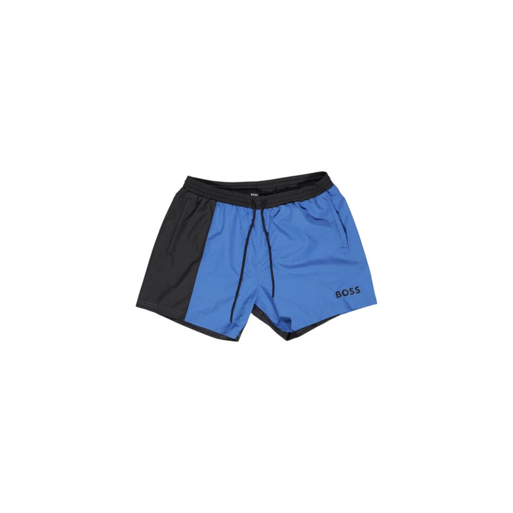 Blue Polyester Swim Brief