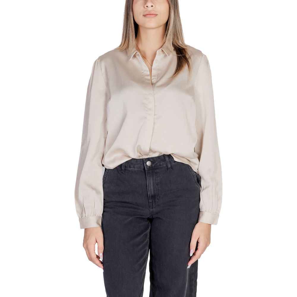 Gold Polyester Blouse