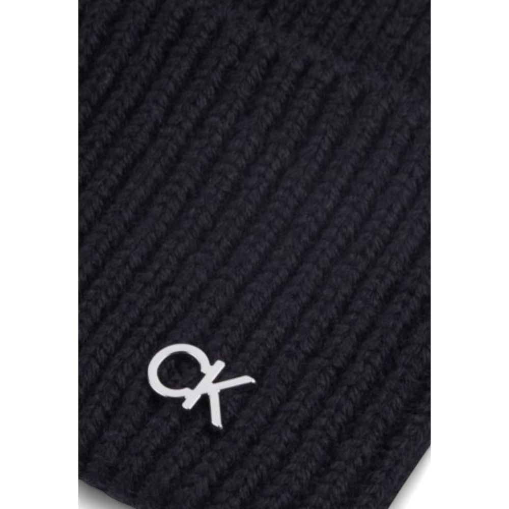 Black Wool Cap (Baseball Hat)