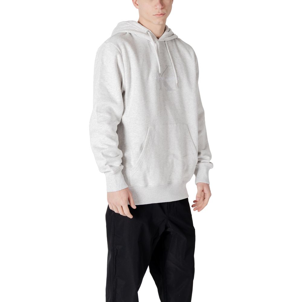 Gray Cotton Hoodie