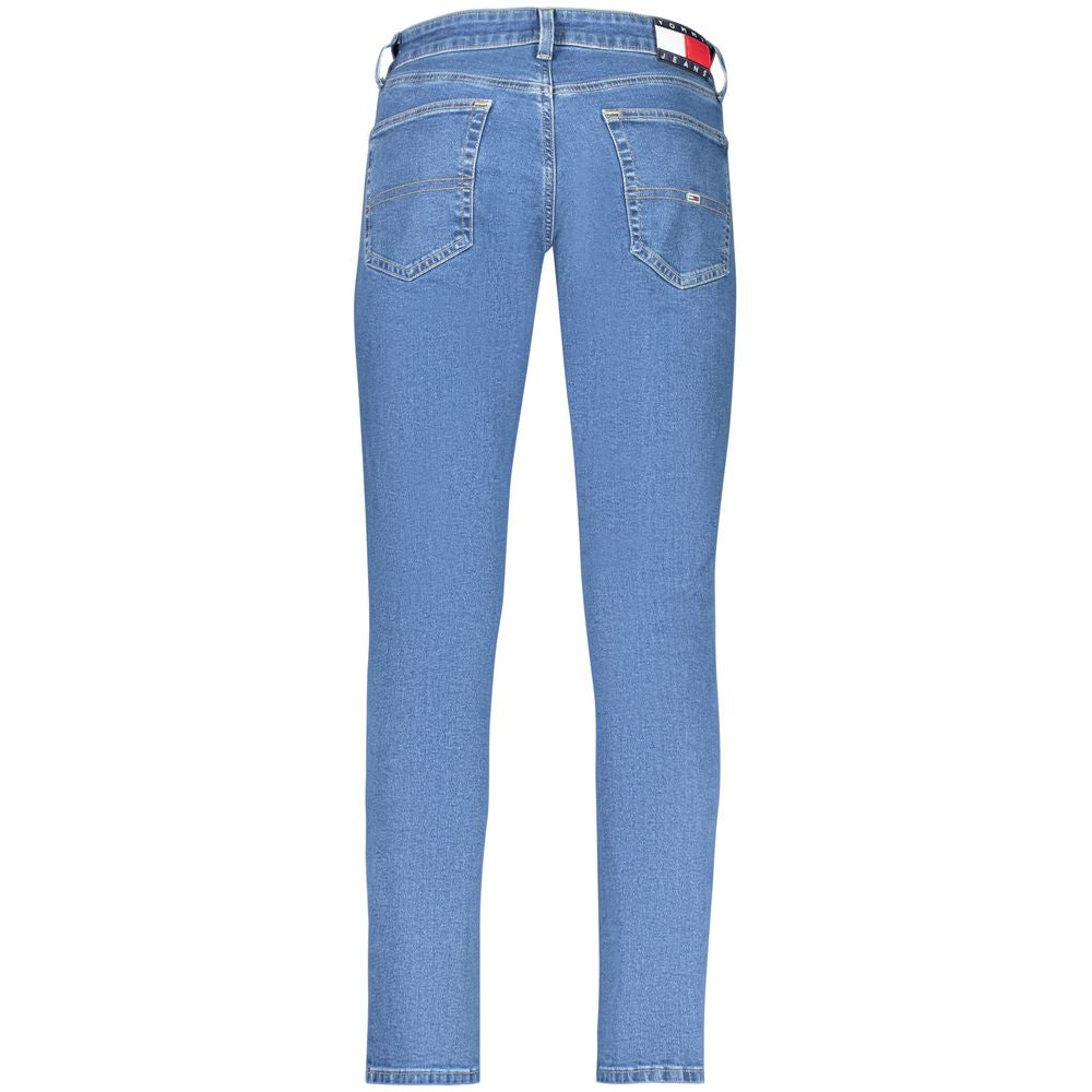 Blue Cotton Jeans Denim