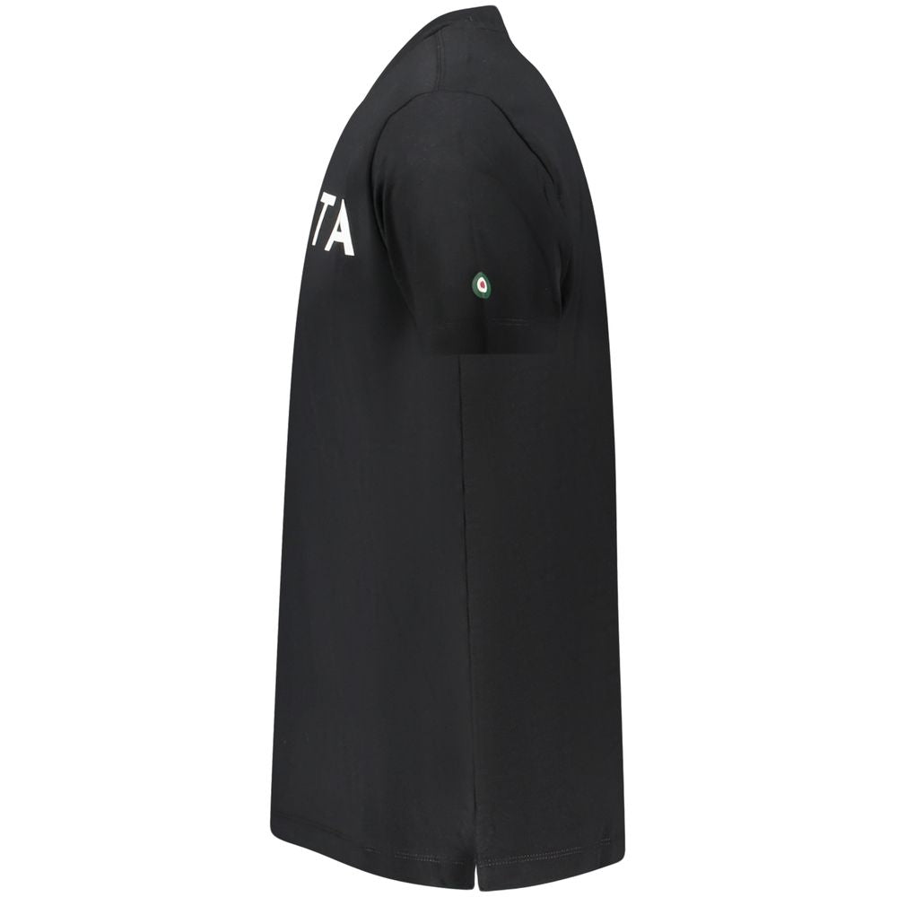 Black Cotton T-Shirt