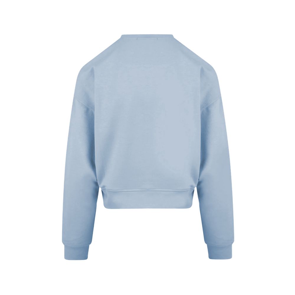 Blue Polyester Sweater
