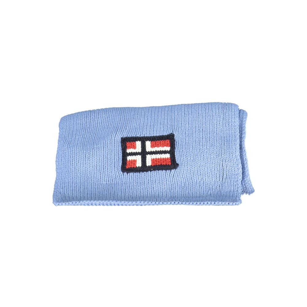 Blue Marabou Scarf