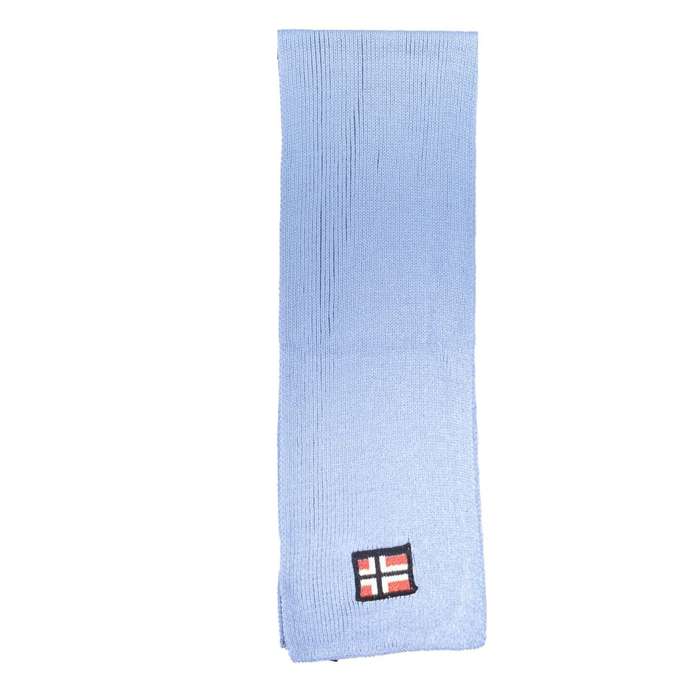 Blue Marabou Scarf