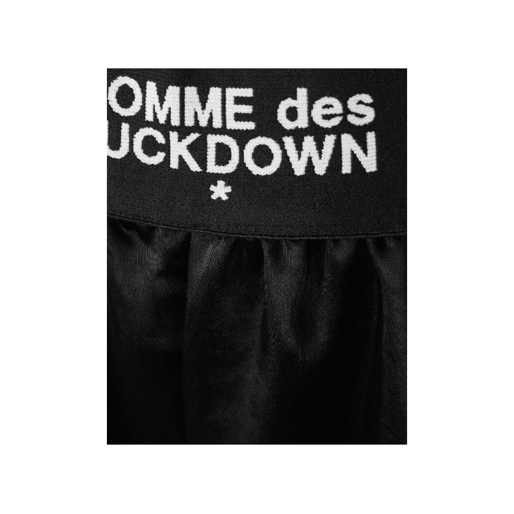 Black Polyester Short