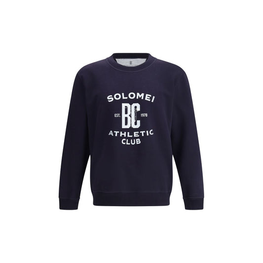 Blue Cotton Sweatshirt