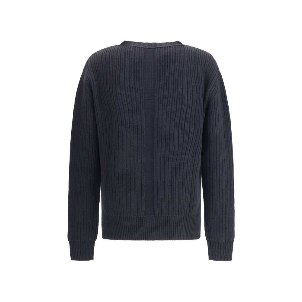 Black Fleece Wool Sweatshirt