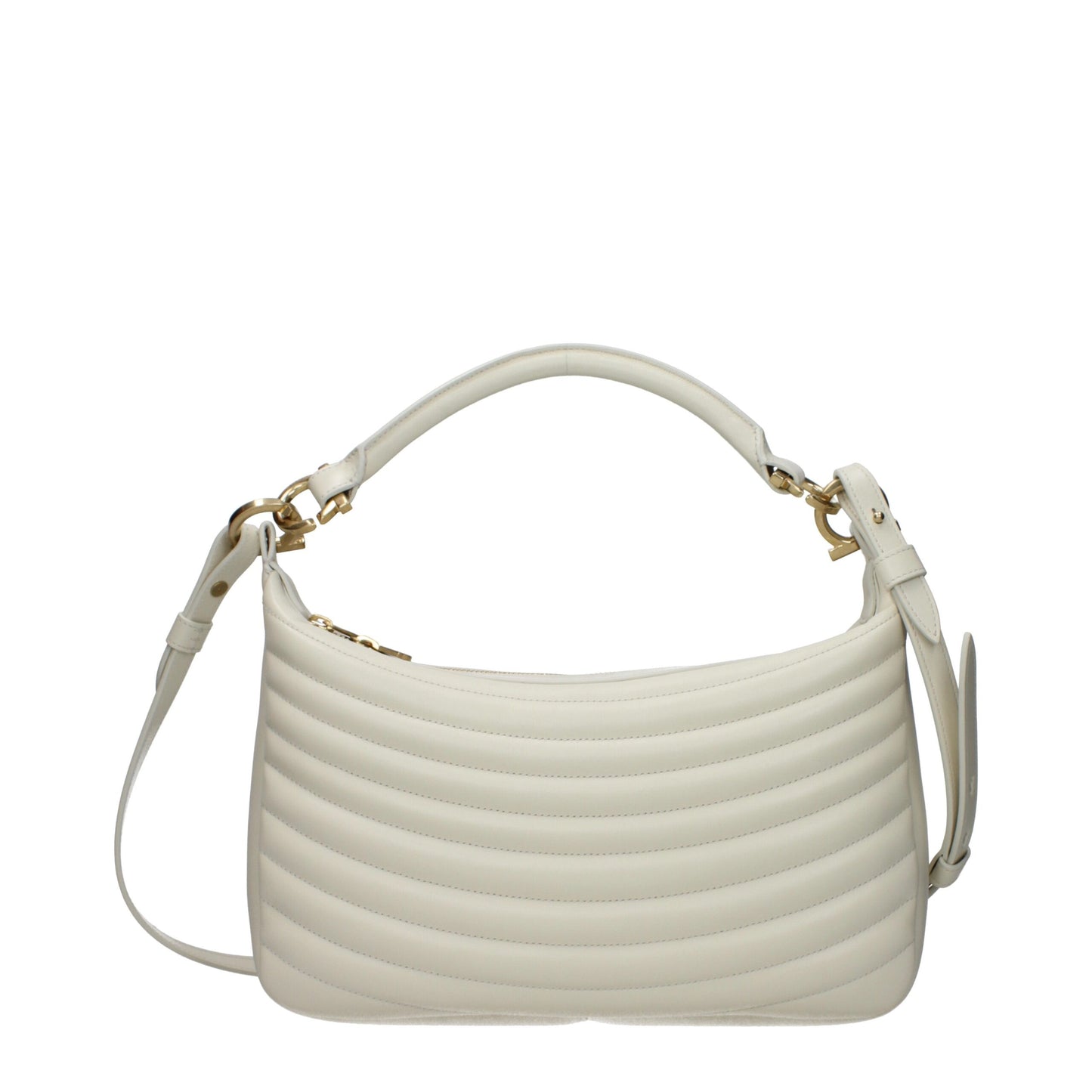 Beige Leather Handbag
