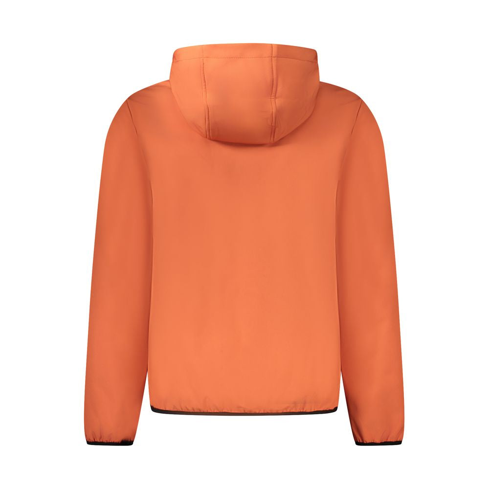 Orange Polyester Jackets & Coat