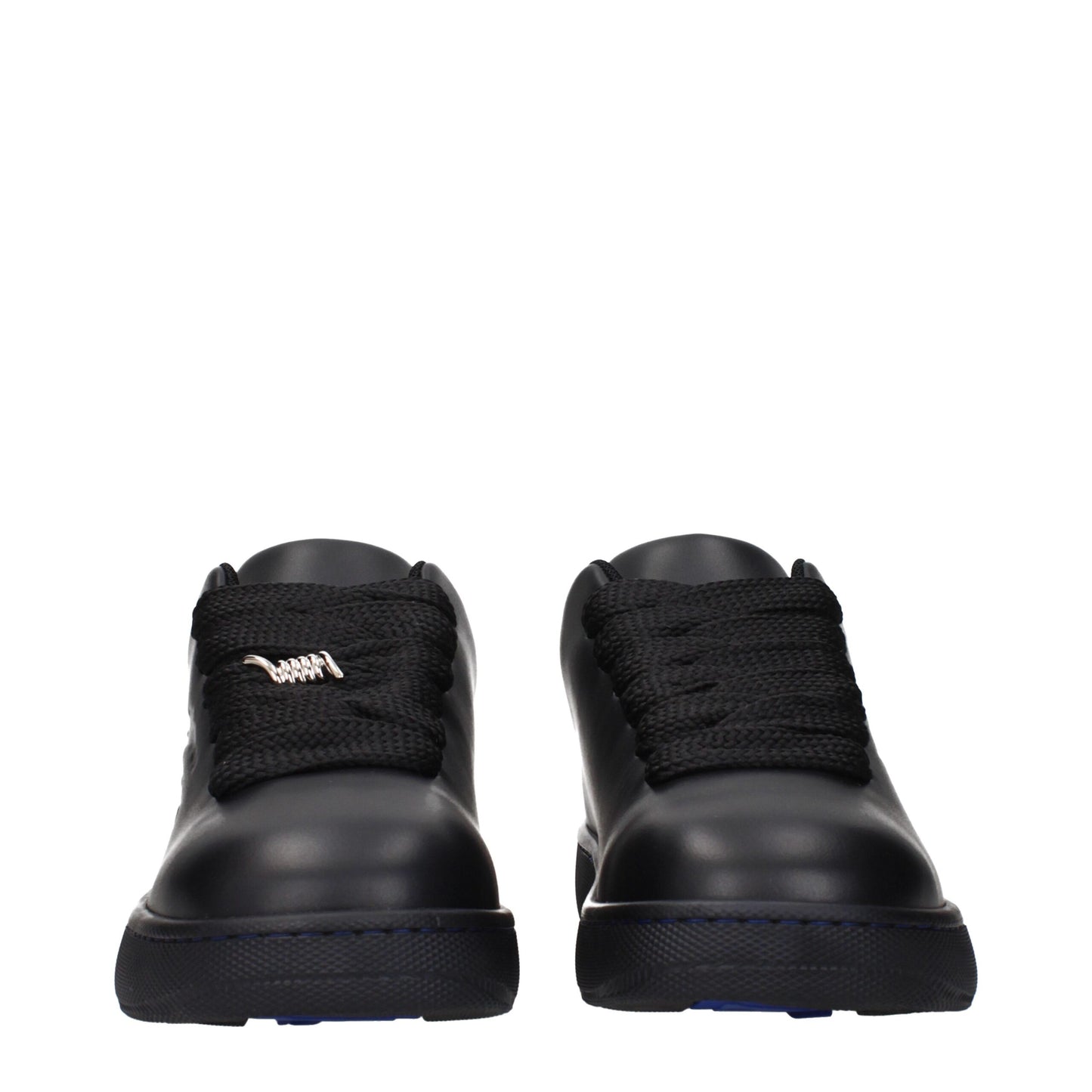 Black Leather Low Tops