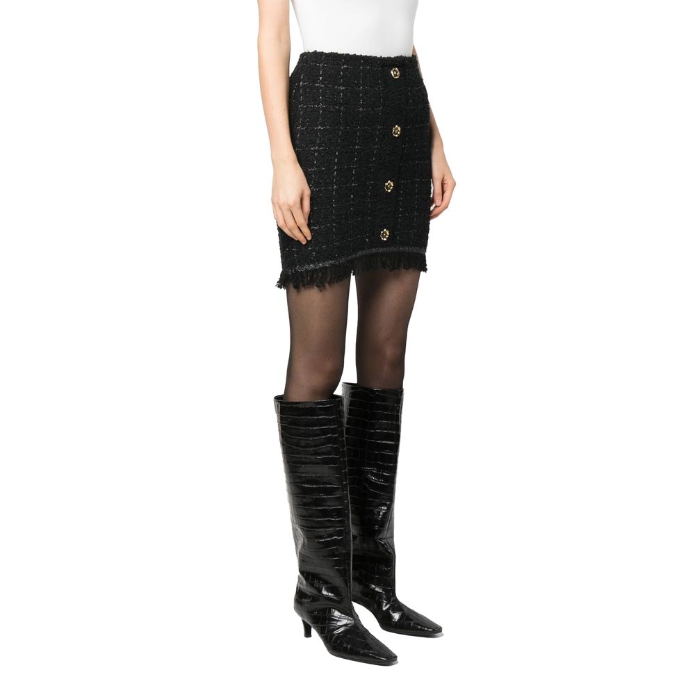 Black Polyester Skirt