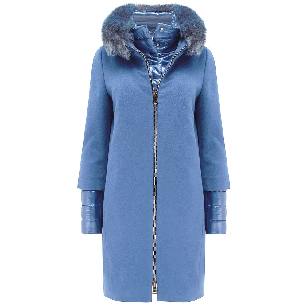 Blue Cashmere Jackets & Coat
