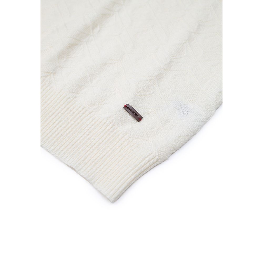 Cream Marabou Sweatshirt