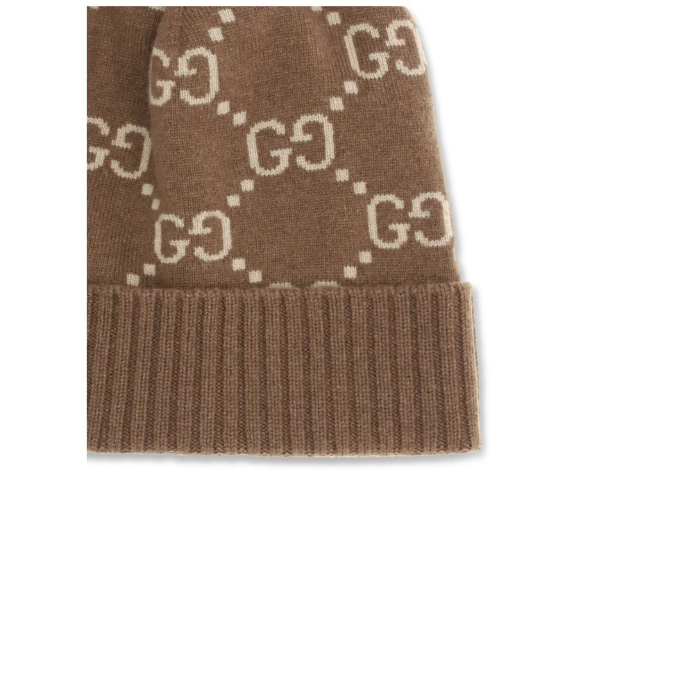 Brown Cashmere Beanie