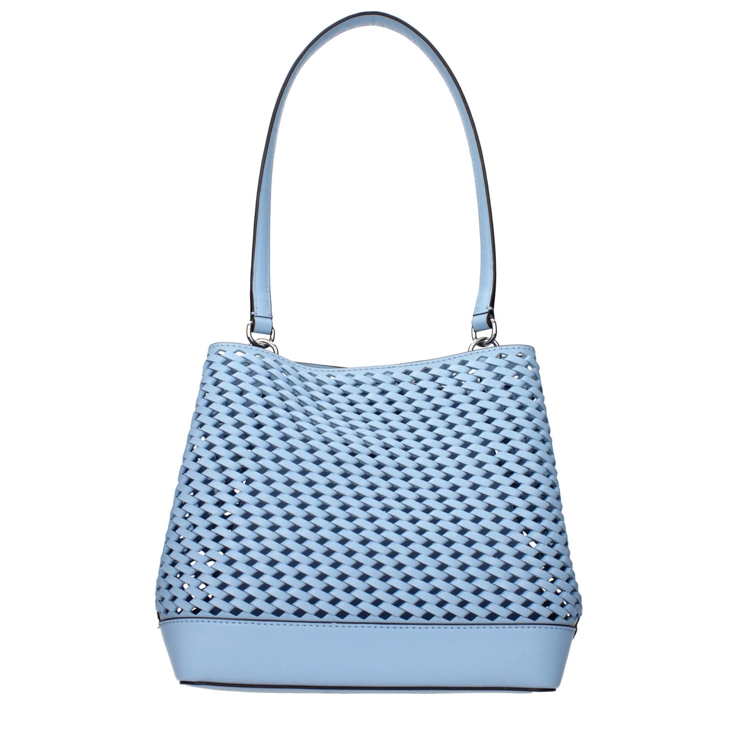 Light Blue Leather Shoulder Bags