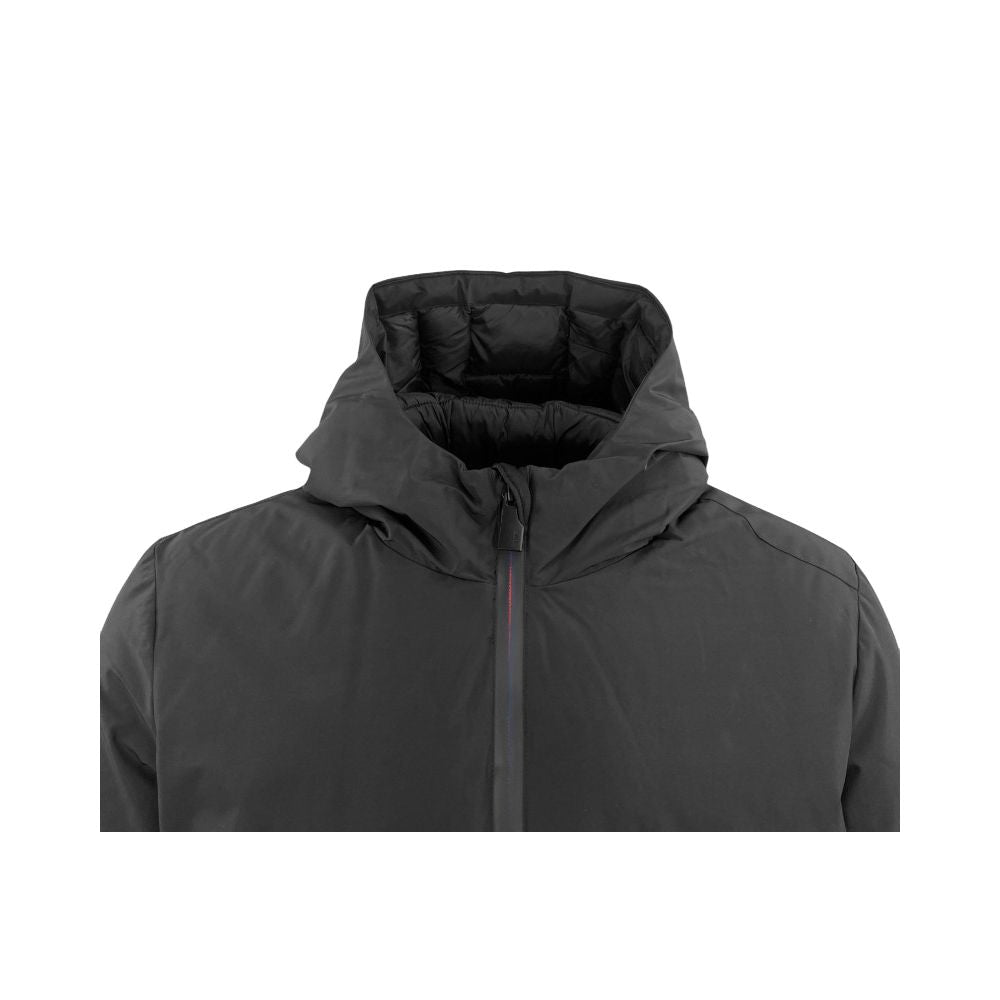 Black Polyester Jackets & Coat