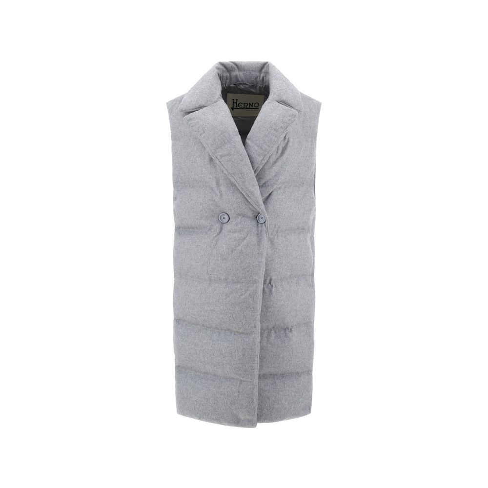 Padded Long Gilet Coat