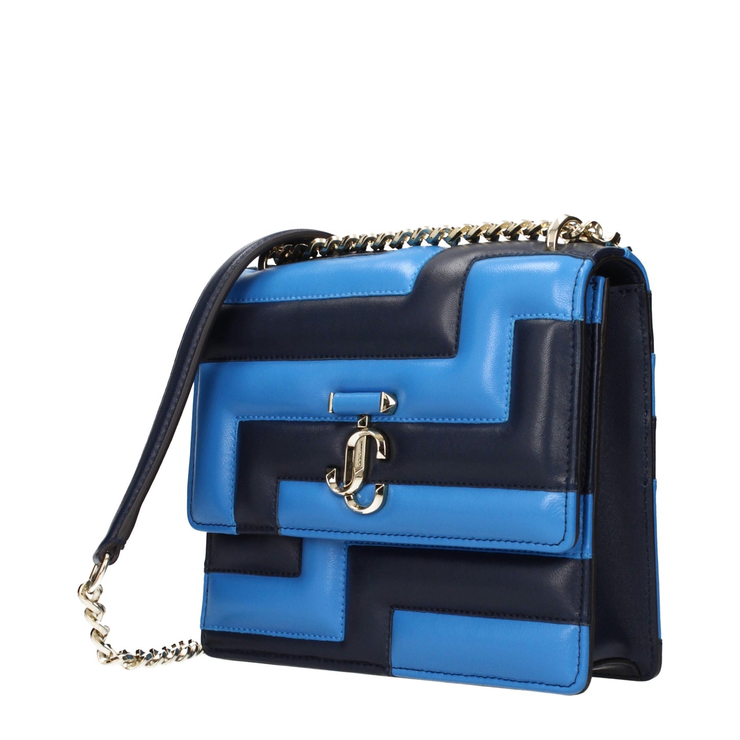 Blue Leather Shoulder Bags