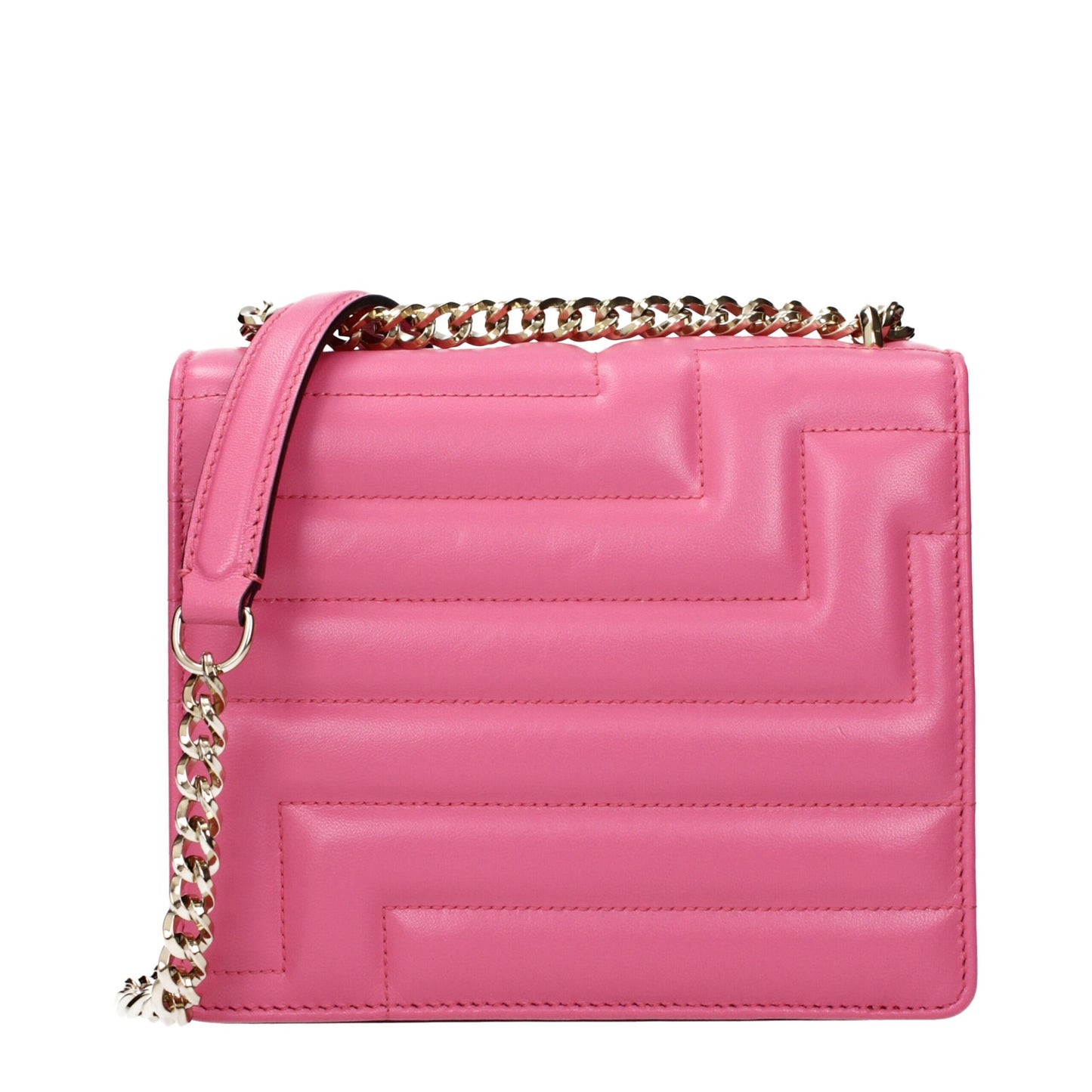 Pink Leather Shoulder Bags