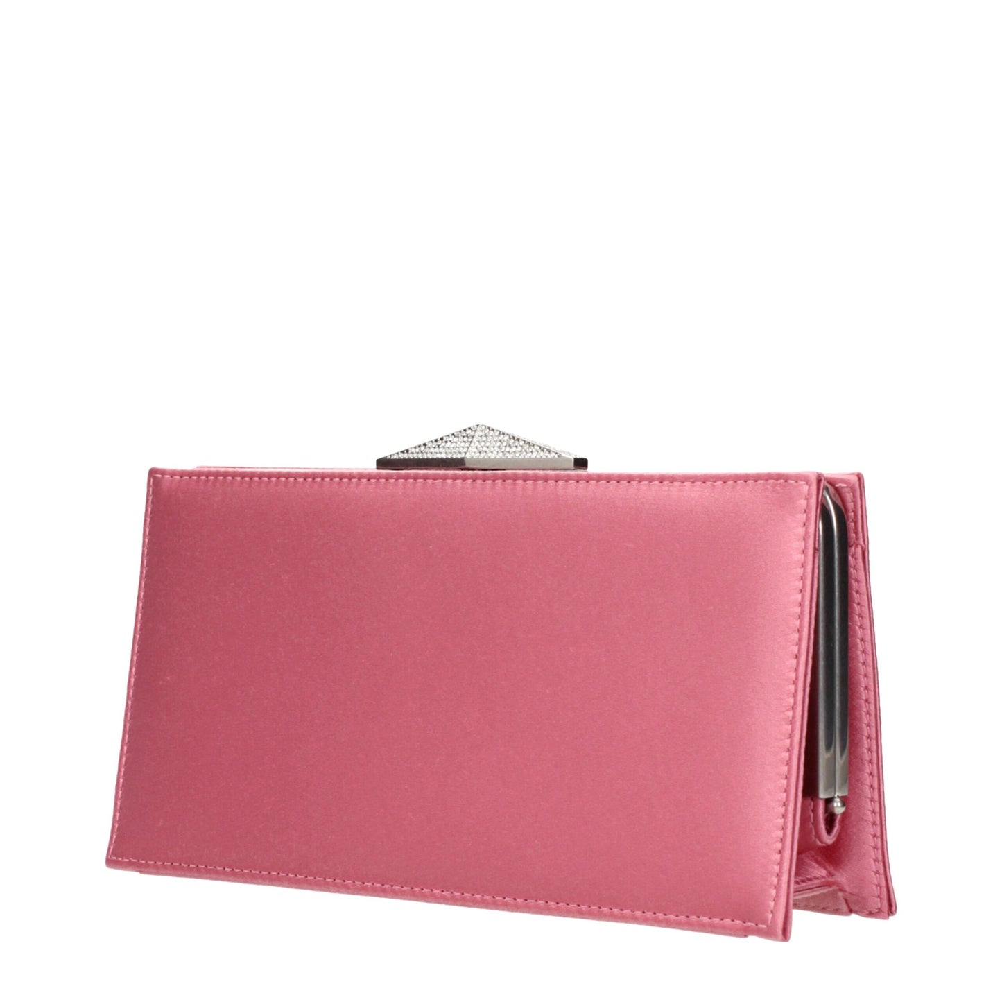 Pink Satin Clutch Bags