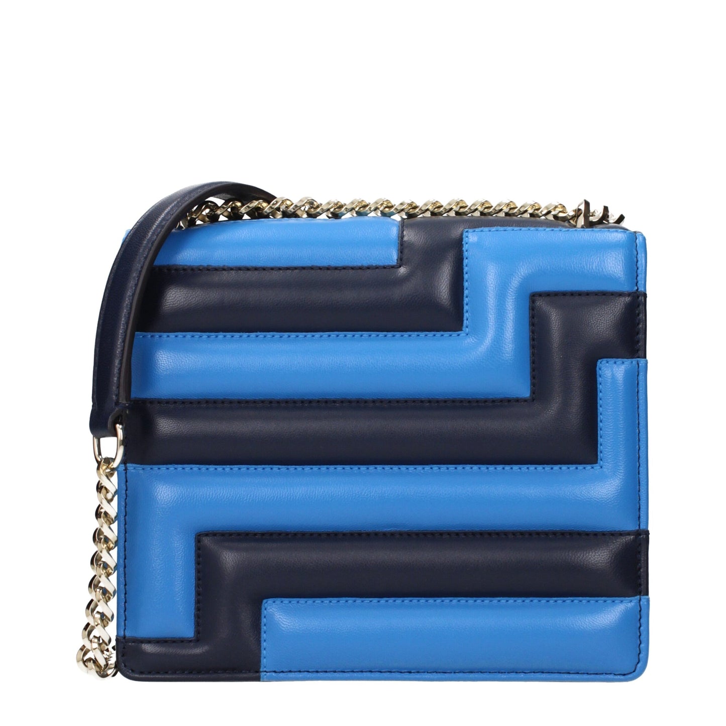 Blue Leather Shoulder Bags