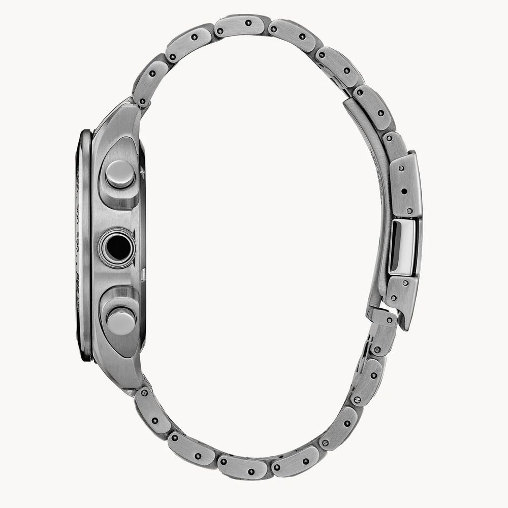 Gray Stainless Steel Bracelet Watch