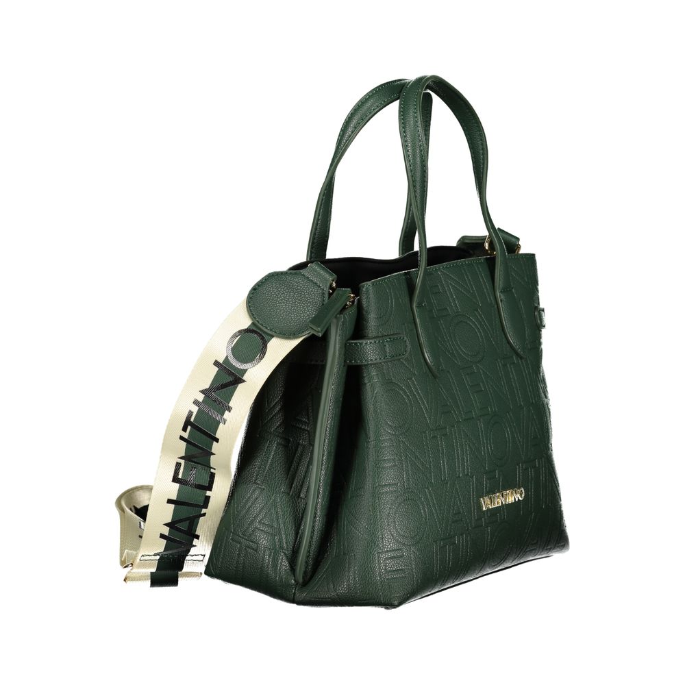 Verde Polyurethane Women Handbag