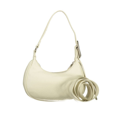White Polyurethane Women Handbag