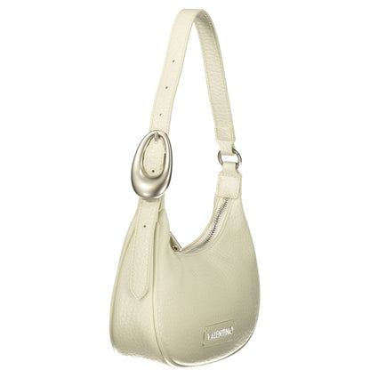 White Polyurethane Women Handbag
