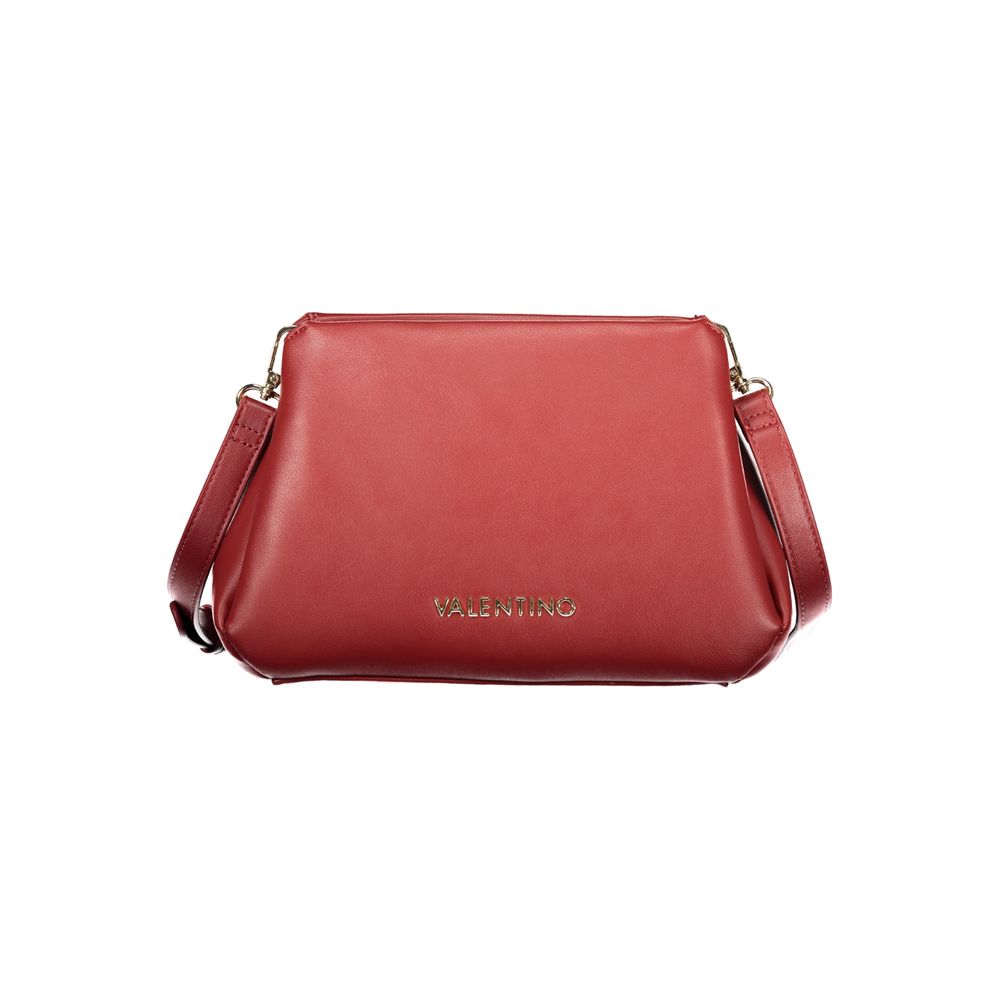 Rosso Polyurethane Women Handbag
