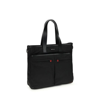 Black Calf Leather Bos Taurus Handbag