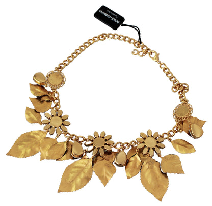 Elegant Floral Sicily Charm Necklace