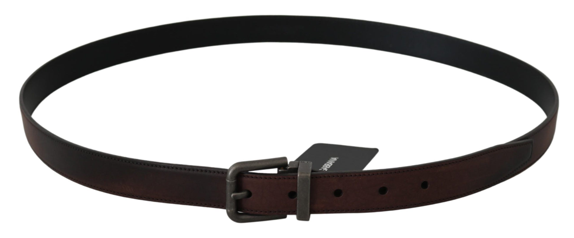 Elegant Leather Belt in Classic Brown