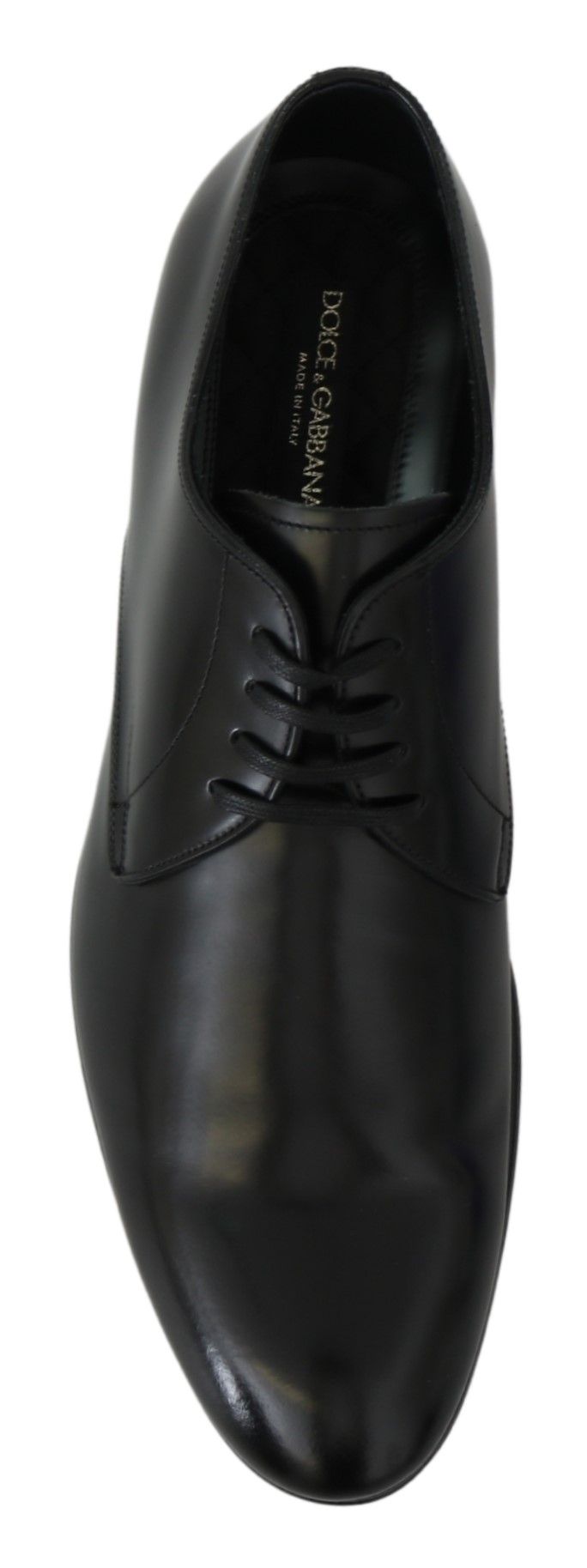 Elegant Black Leather Derby Shoes