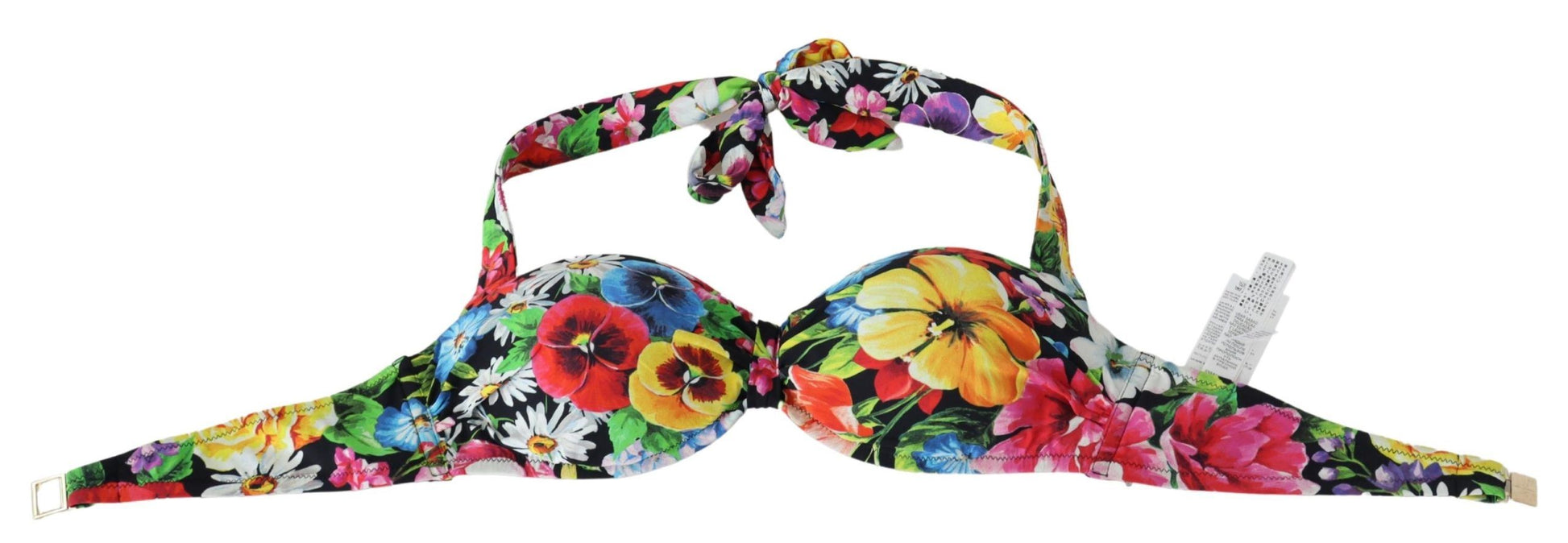 Floral Elegance High-End Bikini Top