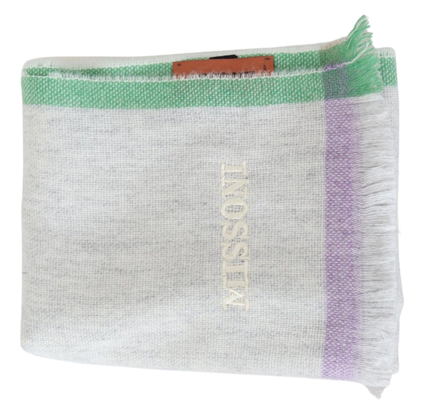 Multicolor Cashmere Line Pattern Scarf